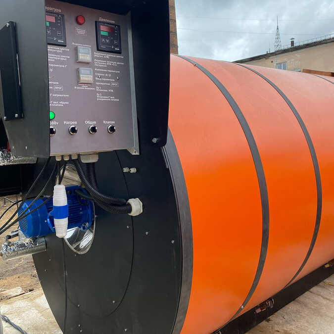 Equipment for wood heat treatment